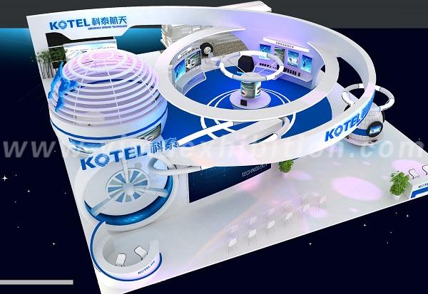 China Hi-tech trade fair exhibition booth design